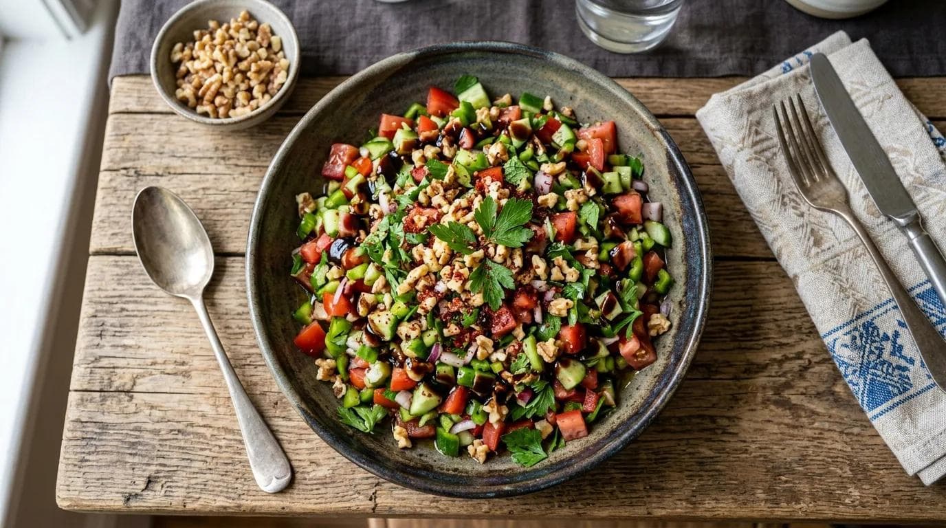 Gavurdağı Salatası – Cevizli, Nar Ekşili Geleneksel Lezzet