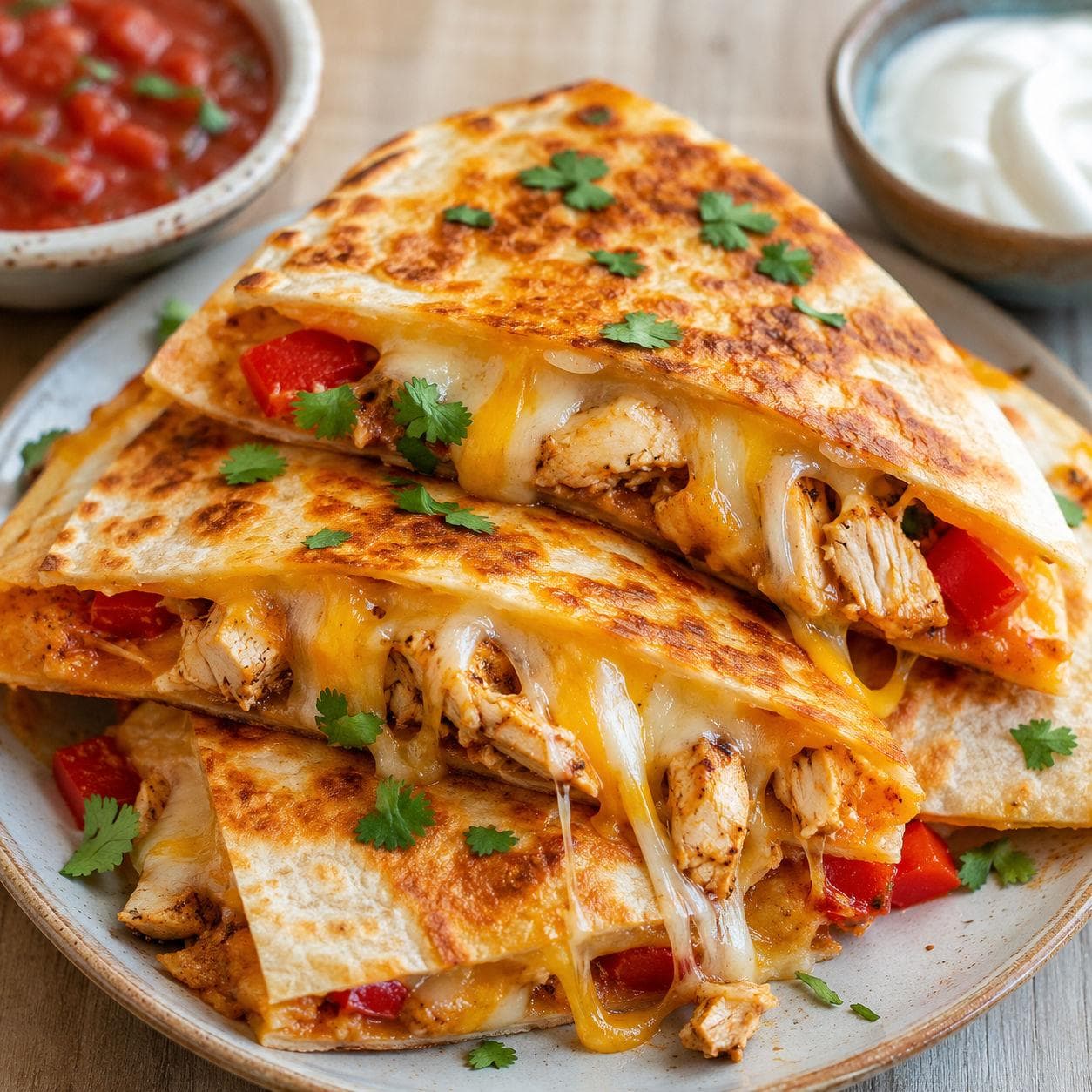 Tavuklu Quesadilla Tarifi: Bol Peynirli ve 20 Dakikada Hazır